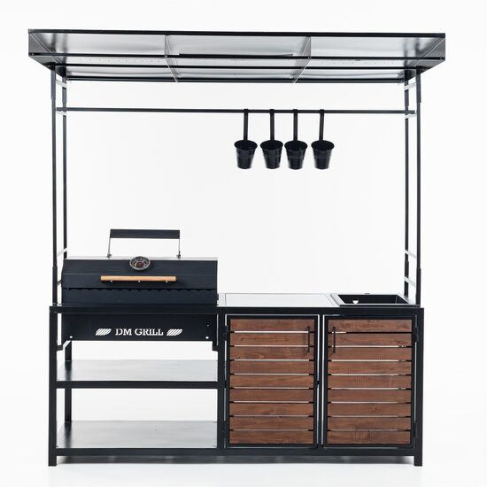 Modular BBQ WoodLine