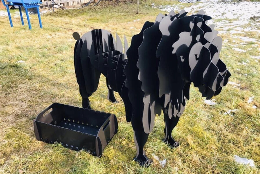 3D Grill Löwe (nur auf Bestellung)